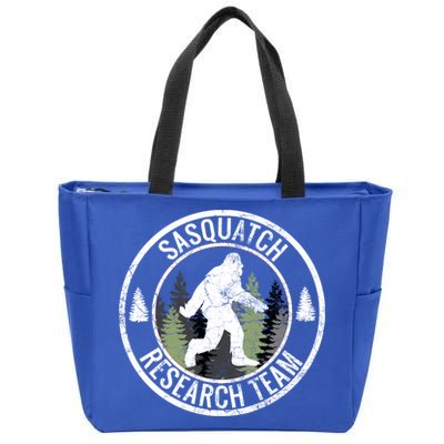 Sasquatch Research Team Bigfoot Meaningful Gift Funny Gift Meaningful Gift Zip Tote Bag