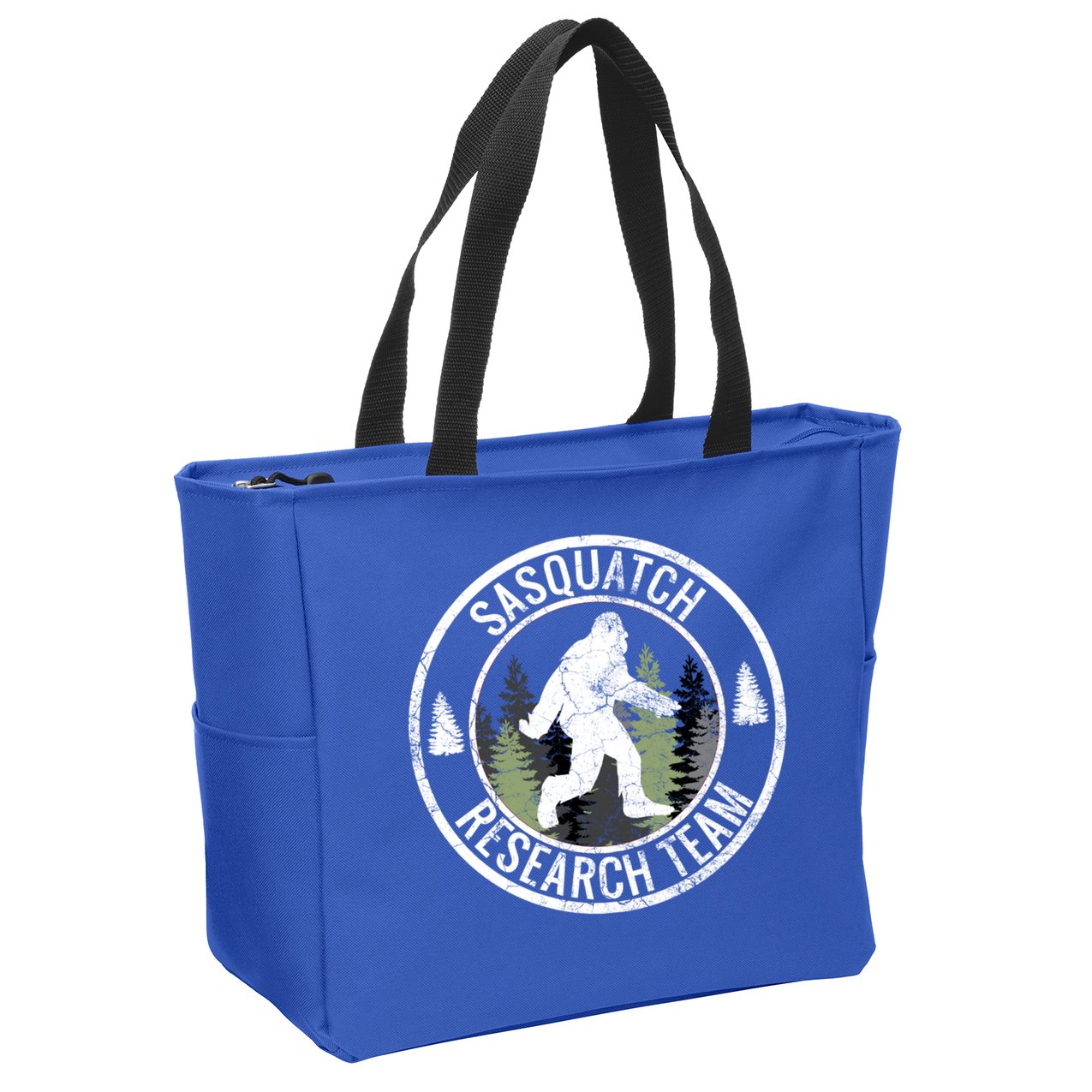 Sasquatch Research Team Bigfoot Meaningful Gift Funny Gift Meaningful Gift Zip Tote Bag