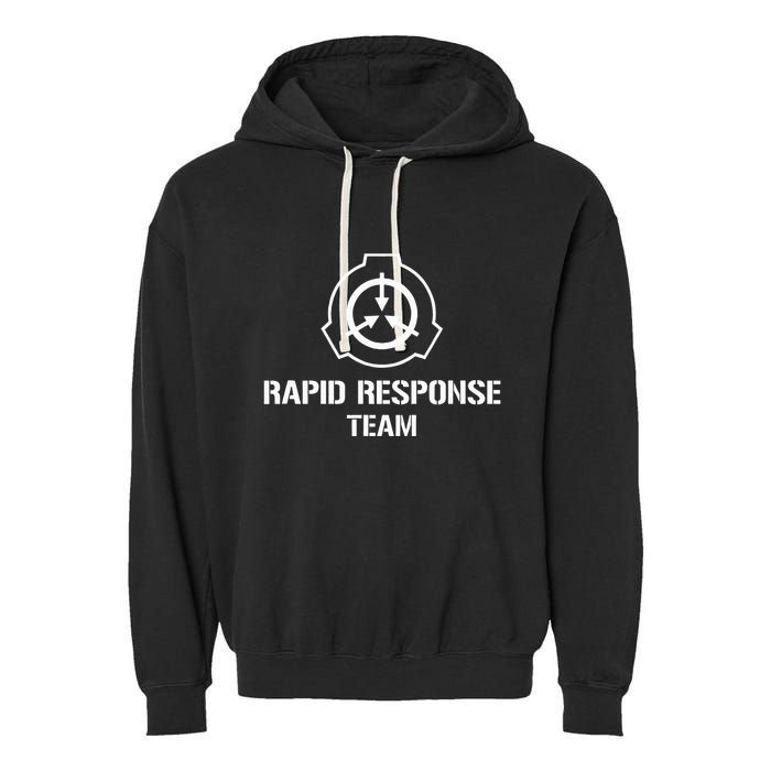 Scp Response Team Scp Foundation Garment-Dyed Fleece Hoodie