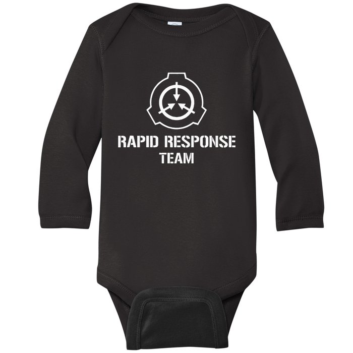 Scp Response Team Scp Foundation Baby Long Sleeve Bodysuit