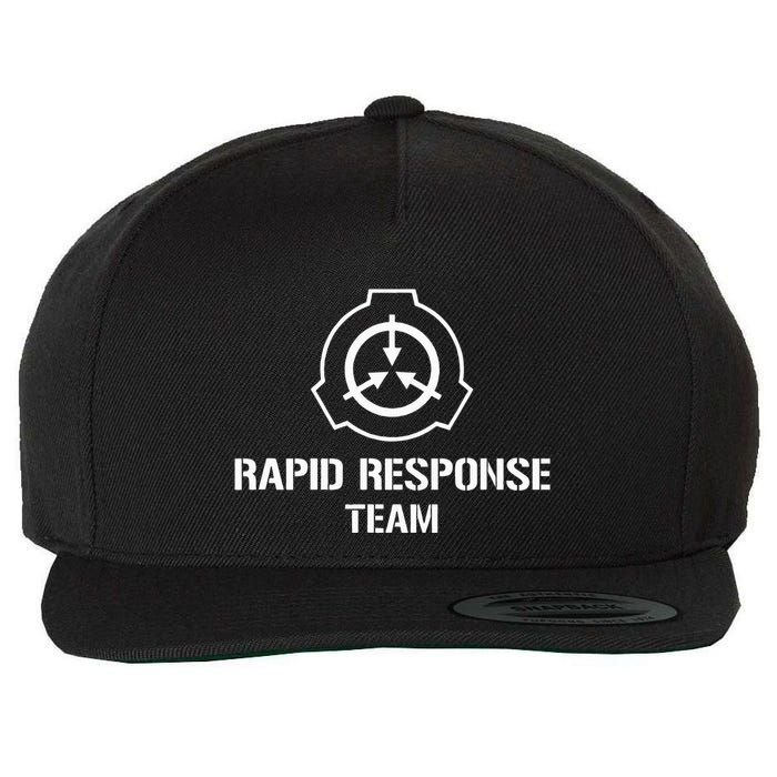 Scp Response Team Scp Foundation Wool Snapback Cap