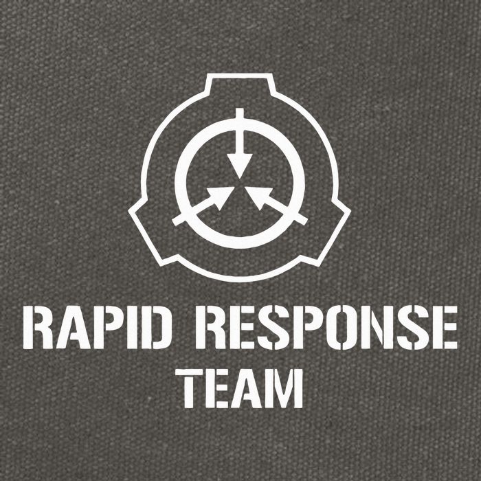 Scp Response Team Scp Foundation Cotton Canvas Backpack