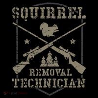 Squirrel Removal Technician Squirrel Hunting Squirrel Hunter Stripe Pom Pom Beanie