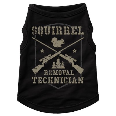 Squirrel Removal Technician Squirrel Hunting Squirrel Hunter Doggie Tank
