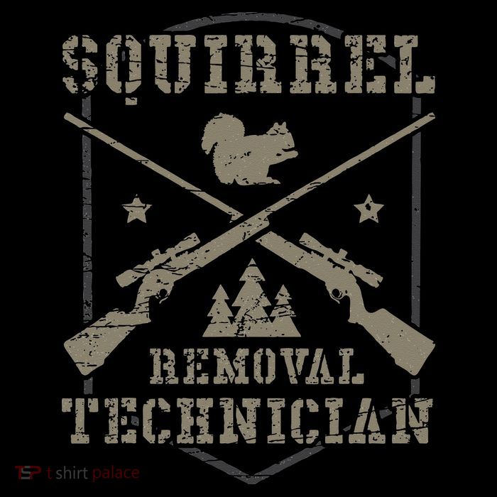 Squirrel Removal Technician Squirrel Hunting Squirrel Hunter Flexfit Unipanel Trucker Cap