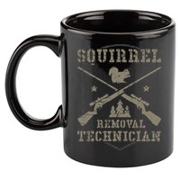Squirrel Removal Technician Squirrel Hunting Squirrel Hunter 11oz C Handle Ceramic Mug