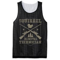 Squirrel Removal Technician Squirrel Hunting Squirrel Hunter Mesh Reversible Basketball Jersey Tank
