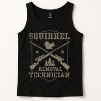 Squirrel Removal Technician Squirrel Hunting Squirrel Hunter Tank Top