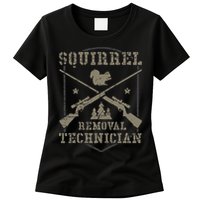 Squirrel Removal Technician Squirrel Hunting Squirrel Hunter Womens T-Shirt