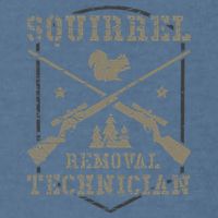 Squirrel Removal Technician Squirrel Hunting Squirrel Hunter Garment-Dyed Sweatshirt