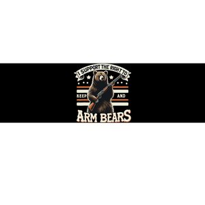 Support Right To Keep And Arm Bears Humorous Wildlife Rights Bumper Sticker