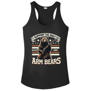 Support Right To Keep And Arm Bears Humorous Wildlife Rights Ladies PosiCharge Competitor Racerback Tank