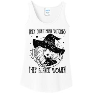 's Rights They Didn't Burn Witch They Burned  Ladies Essential Tank