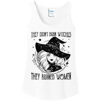 's Rights They Didn't Burn Witch They Burned  Ladies Essential Tank