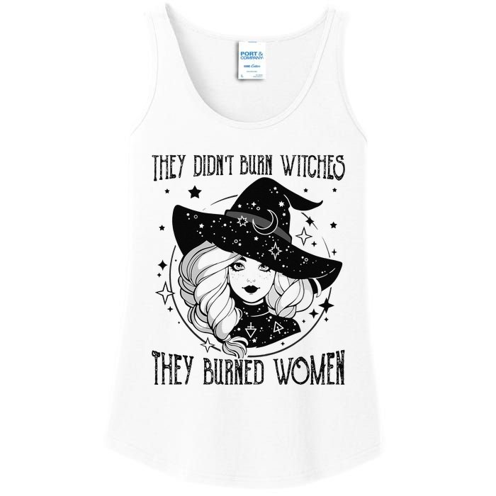 's Rights They Didn't Burn Witch They Burned  Ladies Essential Tank