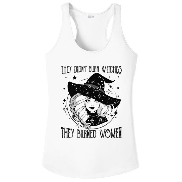 's Rights They Didn't Burn Witch They Burned  Ladies PosiCharge Competitor Racerback Tank