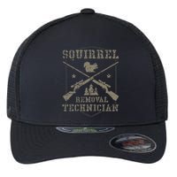 Squirrel Removal Technician Squirrel Hunting Squirrel Hunter Flexfit Unipanel Trucker Cap