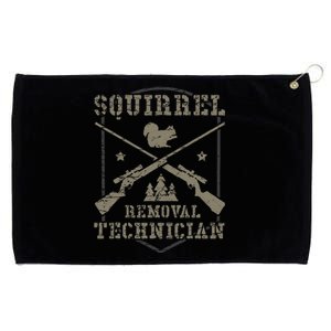 Squirrel Removal Technician Squirrel Hunting Squirrel Hunter Grommeted Golf Towel