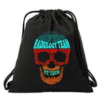 Skull Radiologic Technologist Drawstring Bag