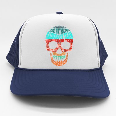 Skull Radiologic Technologist Trucker Hat