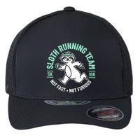 Sloth Running Team Not Fast Not Furious Flexfit Unipanel Trucker Cap