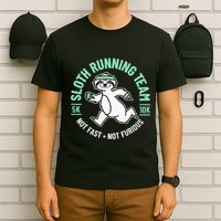 Sloth Running Team Not Fast Not Furious T-Shirt
