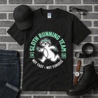 Sloth Running Team Not Fast Not Furious Tall T-Shirt