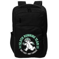 Sloth Running Team Not Fast Not Furious Impact Tech Backpack