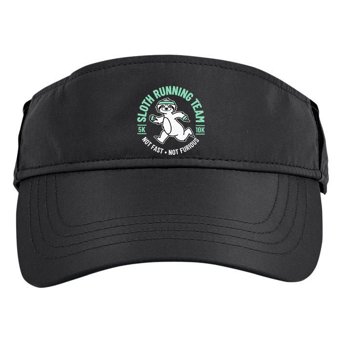 Sloth Running Team Not Fast Not Furious Adult Drive Performance Visor