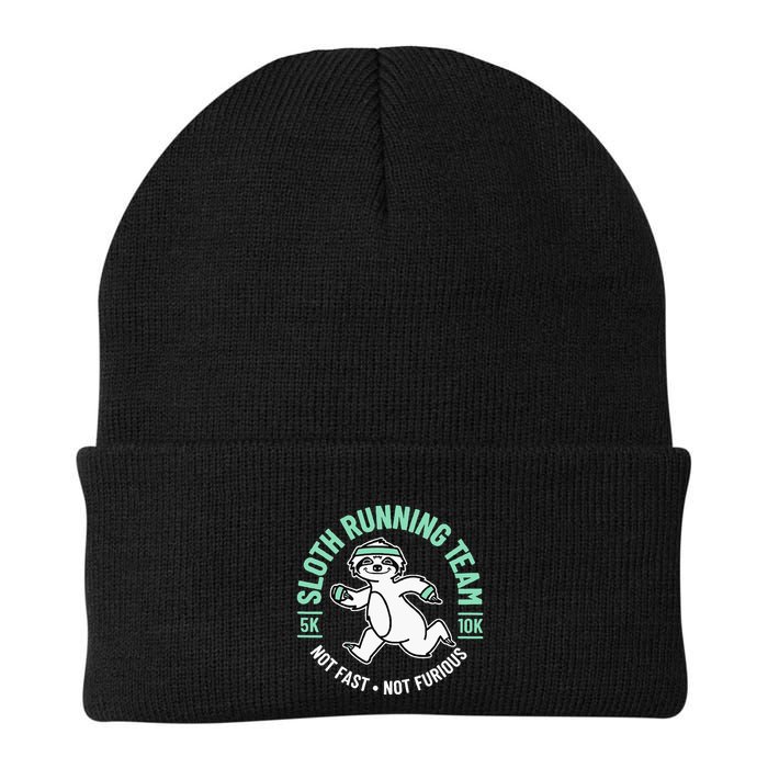 Sloth Running Team Not Fast Not Furious Beanie