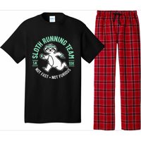 Sloth Running Team Not Fast Not Furious Pajama Set