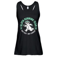 Sloth Running Team Not Fast Not Furious Ladies Essential Flowy Tank