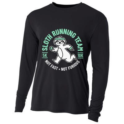 Sloth Running Team Not Fast Not Furious Cooling Performance Long Sleeve Crew