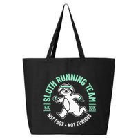 Sloth Running Team Not Fast Not Furious 25L Jumbo Tote