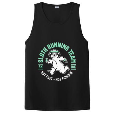 Sloth Running Team Not Fast Not Furious PosiCharge Competitor Tank