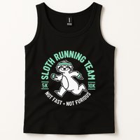 Sloth Running Team Not Fast Not Furious Tank Top