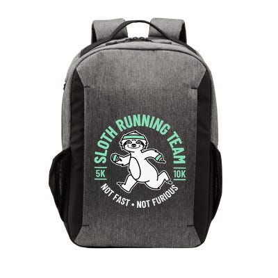 Sloth Running Team Not Fast Not Furious Vector Backpack