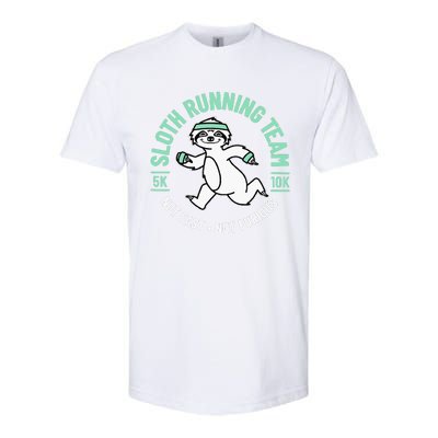 Sloth Running Team Not Fast Not Furious Softstyle® CVC T-Shirt