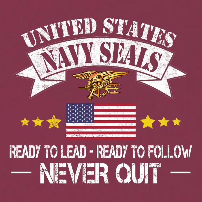 Seals Ready To Lead Ready To Follow Never Quit Na Vy Veteran 16oz Travel Tumbler