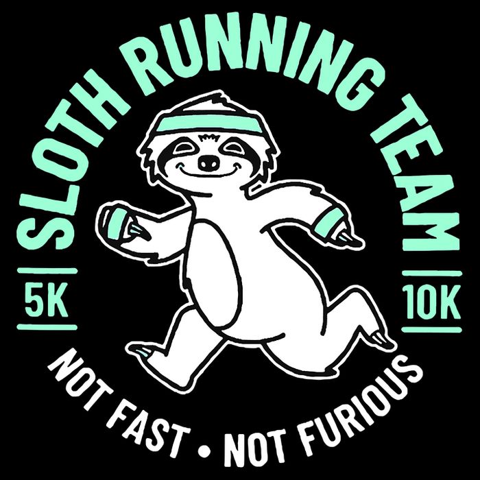 Sloth Running Team Not Fast Not Furious Daily Commute Backpack