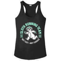 Sloth Running Team Not Fast Not Furious Ladies PosiCharge Competitor Racerback Tank