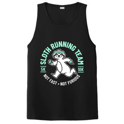 Sloth Running Team Not Fast Not Furious PosiCharge Competitor Tank