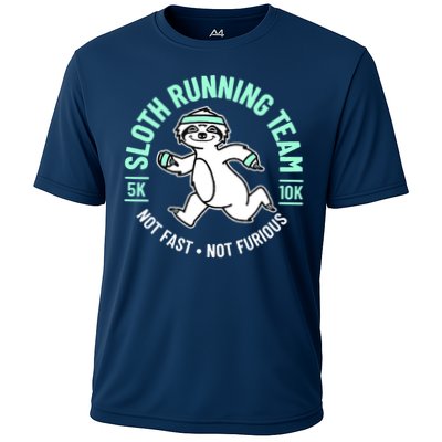 Sloth Running Team Not Fast Not Furious Performance Shirt