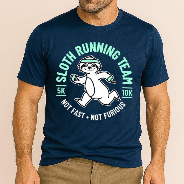 Sloth Running Team Not Fast Not Furious Performance Shirt