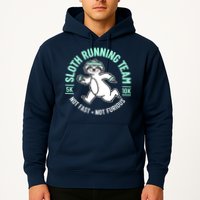 Sloth Running Team Not Fast Not Furious Hoodie