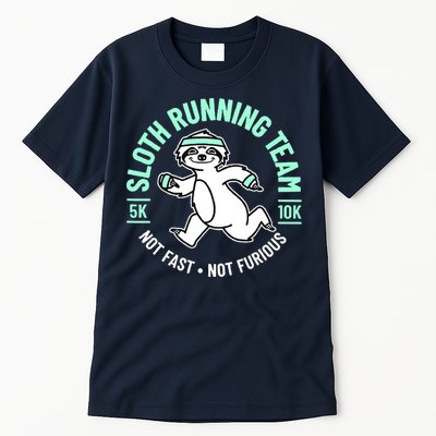 Sloth Running Team Not Fast Not Furious Tall T-Shirt