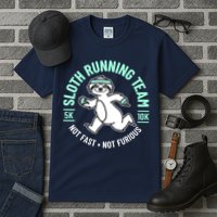 Sloth Running Team Not Fast Not Furious Tall T-Shirt