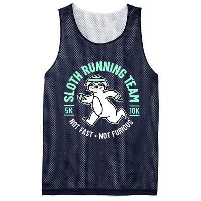 Sloth Running Team Not Fast Not Furious Mesh Reversible Basketball Jersey Tank