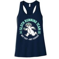 Sloth Running Team Not Fast Not Furious Womens Tank Top