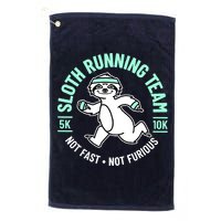 Sloth Running Team Not Fast Not Furious Golf Towel